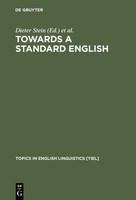 Towards A Standard English Ingrid Tieken-Boon Van Ostade