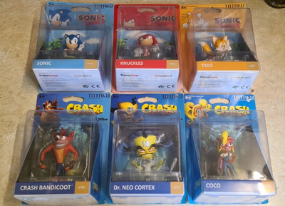 Totaku Sammlung Konvolut Figuren Sonic The Hedgehog Sega Crash Bandicoot Sony