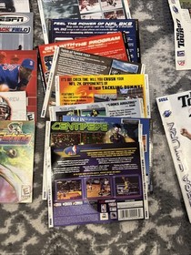 Sega Dreamcast Saturn  Mixed Manual And Case Art Lot Mixed