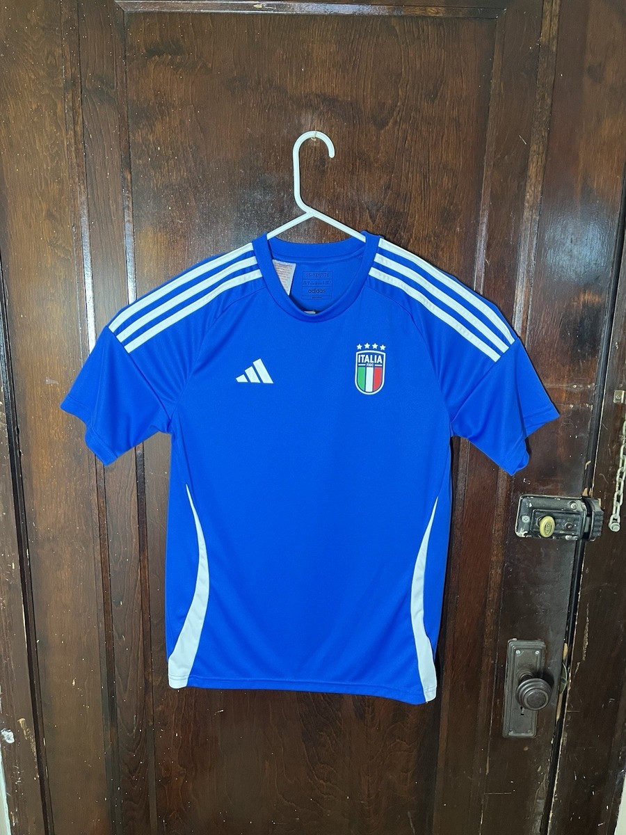Adidas Italy National Soccer Youth Jersey XL (15-16Y) Blue Italia