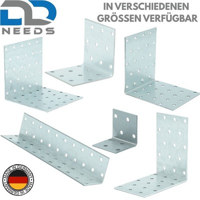 D2D | Lochplattenwinkel verzinkt Bauwinkel Holzwinkel ETA Zul. Made in Germany