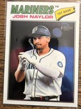 2026 Topps Heritage - Josh Naylor White Chrome /4330 Mariners