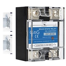 CG Solid State Relay SSR-60DA DC to AC Input 3-32VDC to Output 24 DC to AC 60A