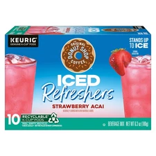 The Original Donut Shop Strawberry Acai Refresher K Cup Pods 10 Count