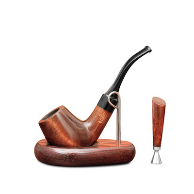 Sherlock Holmes smoking tobacco classic wooden pipe SET for beginner smoker