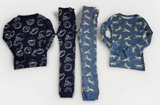 Member's Mark Boys 4-Piece Organic Cotton PJ Pajama Set Size 6 Sports