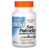Doctor's Best SäGepalmenextrakt, Standardisierter Extrakt, 320 Mg, 180 Kapseln