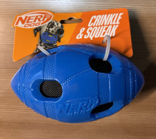 Nerf Football americano Fútbol americano Juguete Crujido Crujido Pelota duradera Pelota de Recado Azul Naranja 6"
