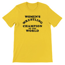 Andy Kaufman Women's Wrestling Champion Of The World T-shirt