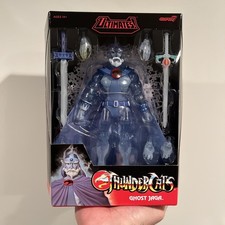 ThunderCats GHOST JAGA   The Ghost Warrior  Super7 ultimates   translucent blue