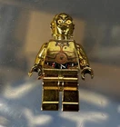 LEGO Star Wars: TCS Chrome Gold C-3PO Custom Minifigure (1/10) Factory Engraved