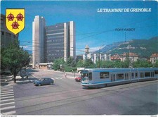 Postkarte - Züge - Straßenbahnen - Grenoble - Die Stadtbibliothek - Le C