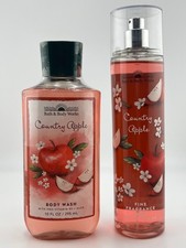 2 Pc Set COUNTRY APPLE Spray Mist Wash Retired 90s Throwback Bath Body Works