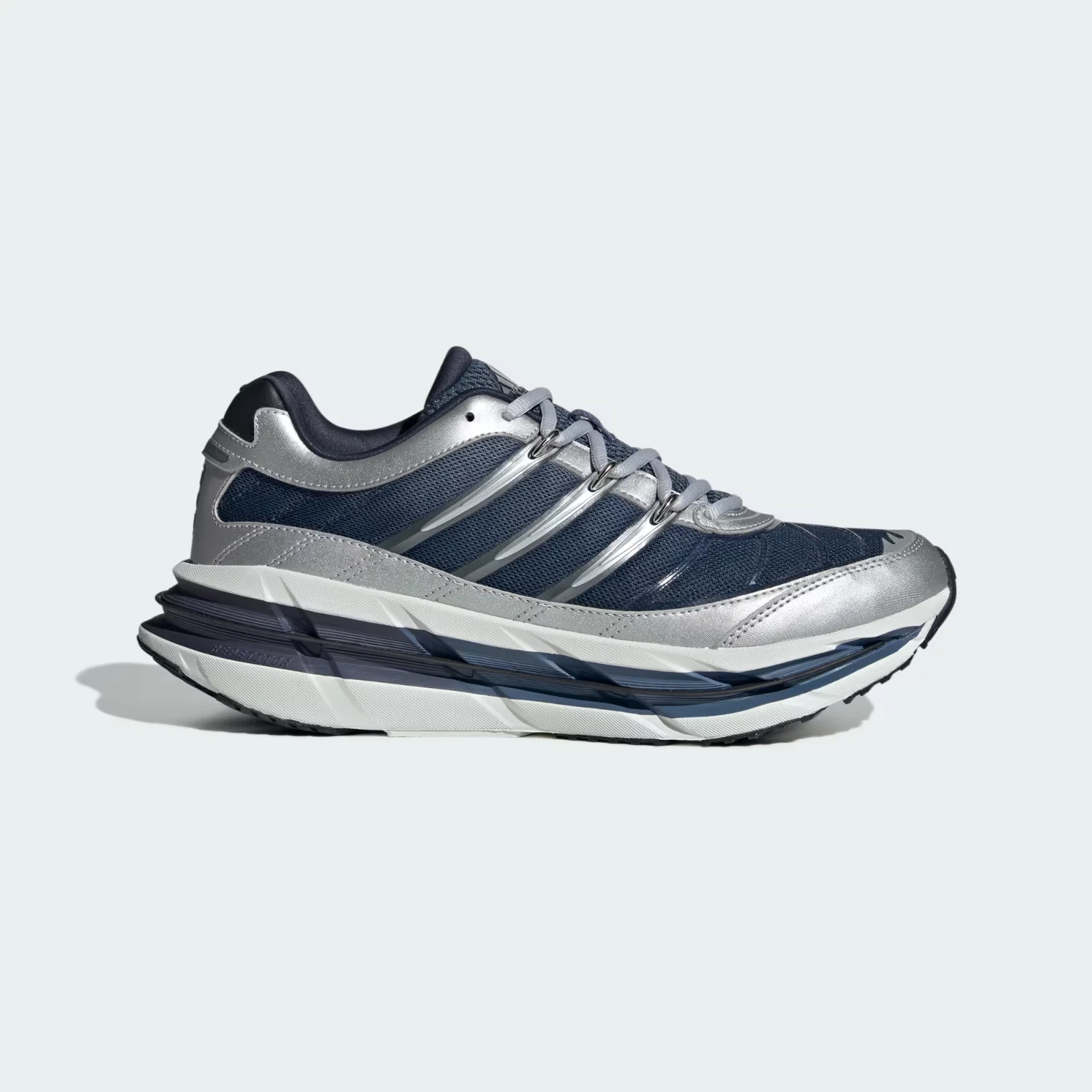 adidas Originals Adistar Hrmy Running Shoes in Preloved Ink/Iron Metallic