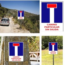 Dead End Sign. Aluminum Sandwich 3Mm Thickness