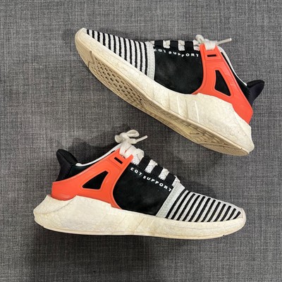 Adidas EQT Support 93/17 'Turbo Equipment' 2017 White Pink BA7473 Men's Size 9