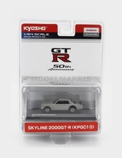 KYOSHO 06990SB NISSAN - SKYLINE 2000 GT-R (KPGC10) 1969 - SILVER - 1/64