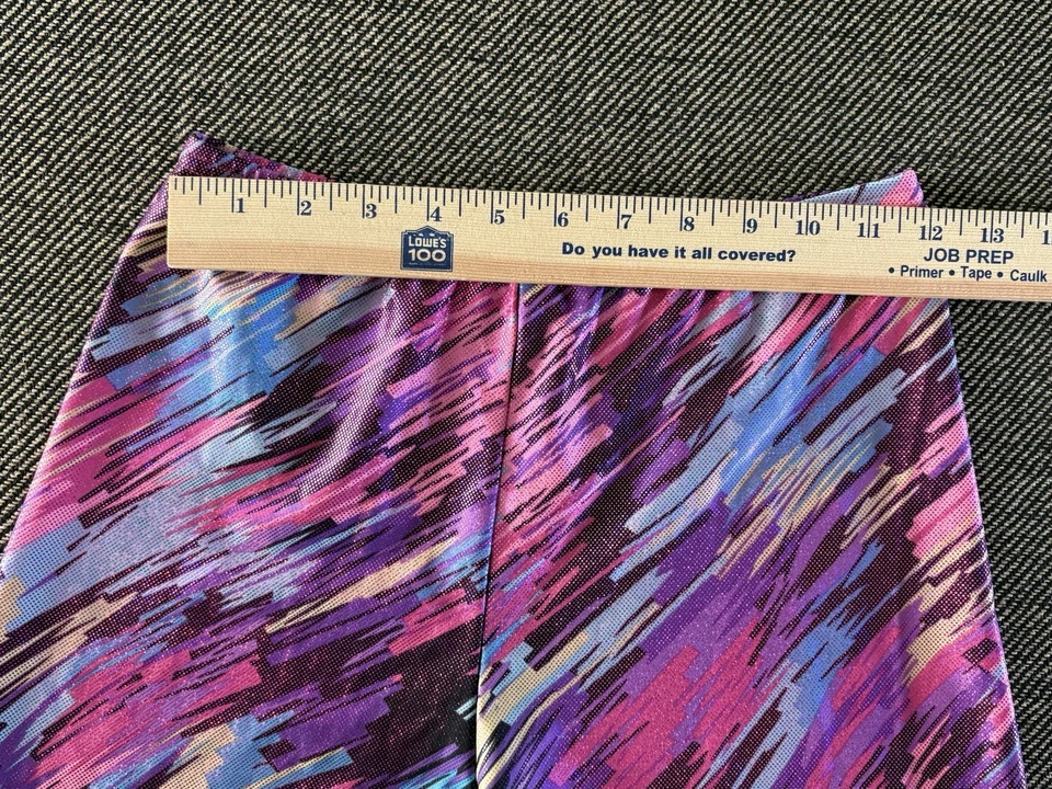 American Apparel Cali Sun & Fun Shiny Lycra Retro 90s Shorts Hot Pants L - Image 3 of 4