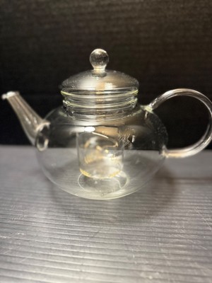vintage jenaerglas teekanne mikado 3 piece teapot germany sm chip on spout see p