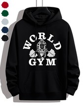 Men's Winter Warm Hooded Sweatshirt - Casual Pullover Sweater with Hood, Regular