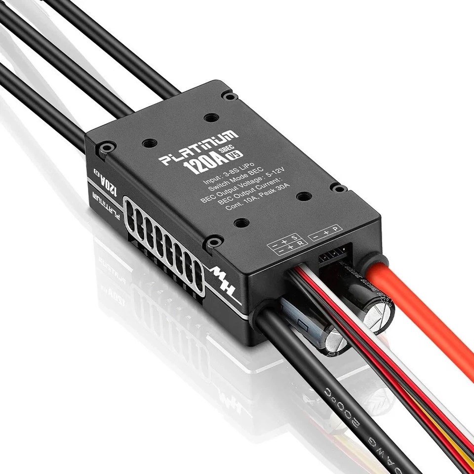 Hobbywing Platinum 120A V5 120 Amp ESC HWI30203402 - Image 2 of 4