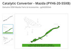 NEW Genuine 18-21 Mazda CX-5 2.5L Catalytic Converter OEM PYH6-20-55XA