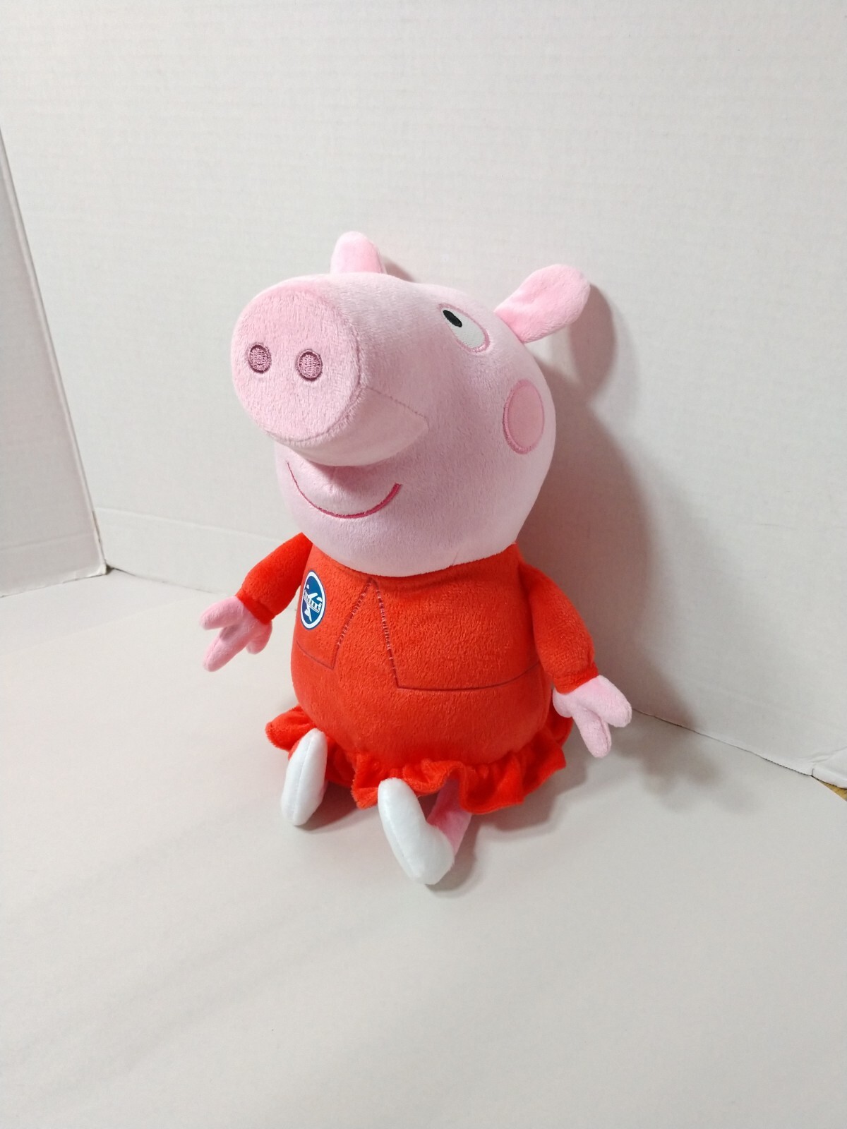Peppa Pig Doll Stuffed Plush Animal in an Airplane Dress Tourist