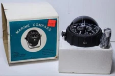 Vintage NOS YCM Illuminated Lighted Marine Boat Yacht Compass in Box Japan