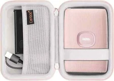 Fujifilm Instax Mini Link 2 Smartphone Printer - Soft Pink Pocket fit Case FAST