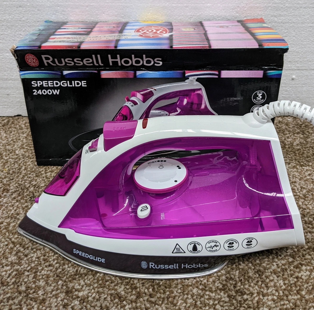 Russell Hobbs 23960 Speedglide Steam Iron 2400W eBay