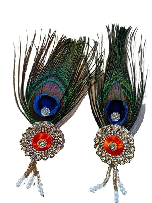 Mor pankh brooch deals
