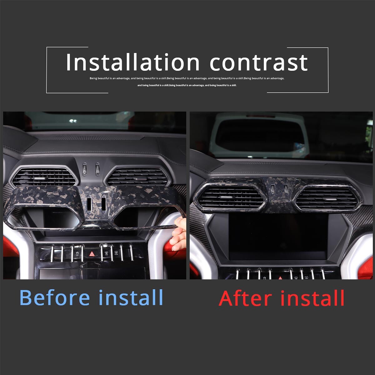 Lamborghini Urus 2018-2021 Air vent trim