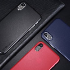 Custodia Protettiva per Cellulare Custodia Similpelle Skin per IPHONE X Xs