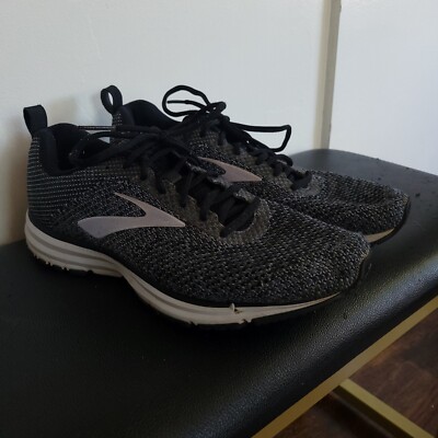 Brooks Womens Transmit 1202951B080 Black Running Shoes Sneakers Size 10B 