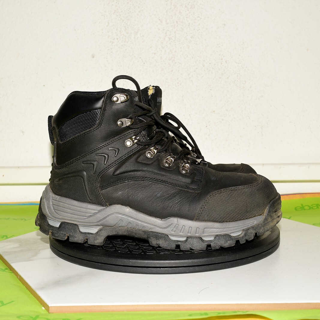 Hytest Met Guard Boots Black Leather Men US M--- TEAR