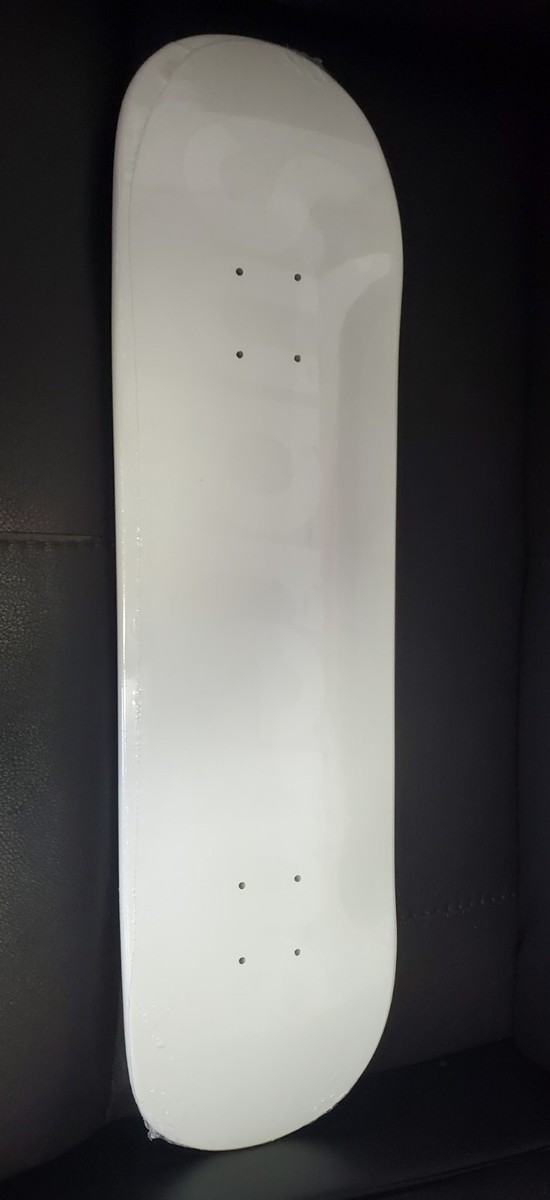 Supreme Tonal Box Logo WHITE Skateboard Deck Brand New SS23SB15