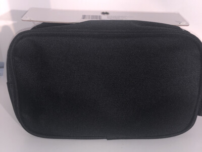 Genuine Embark Black Nylon Medium Travel Toiletries Bag 5.25Hx9  