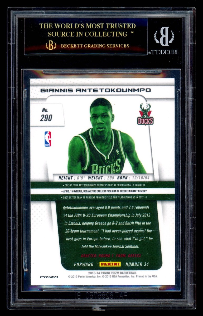 PSA10 NBAカード ヤニスアデトクンボ 2013プリズム ルーキーカード PSA10 NBAカード ヤニスアデトクンボ 2013プリズム ルーキーカード