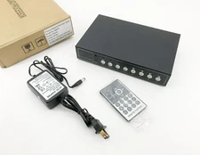 New Opticom QS4-8 Color Quad Processor Module 8-Channel NTSC