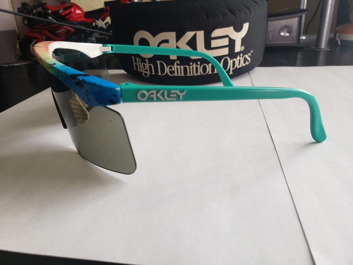 🔥🚨Vintage Original 80s 90s Oakley Razor Blades Splatter 🔥🚨Vintage Original 80s 90s Oakley Razor Blades Splatter
