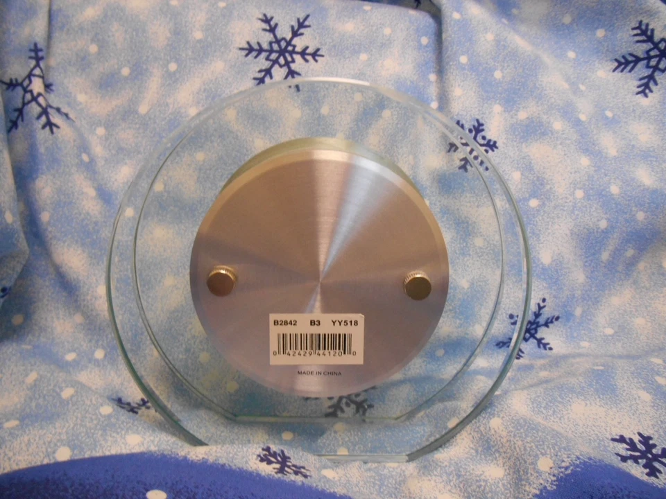 Bulova Accolade Designer's Table Clock - Mineral Glass B2842 - Image 2 of 4