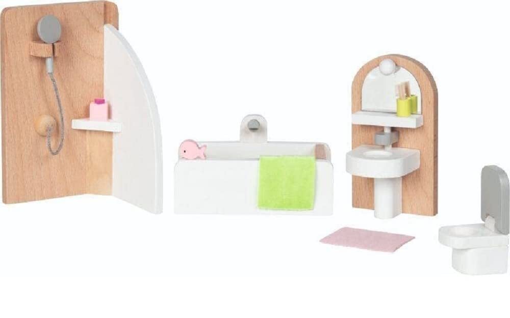 Goki Style Doll Furniture, Bathroom, Bathtub Houses Accessories
