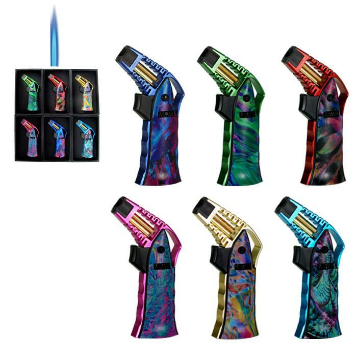 Scorch Torch X-Series Floral Graphic Single Flame Torch Lighter