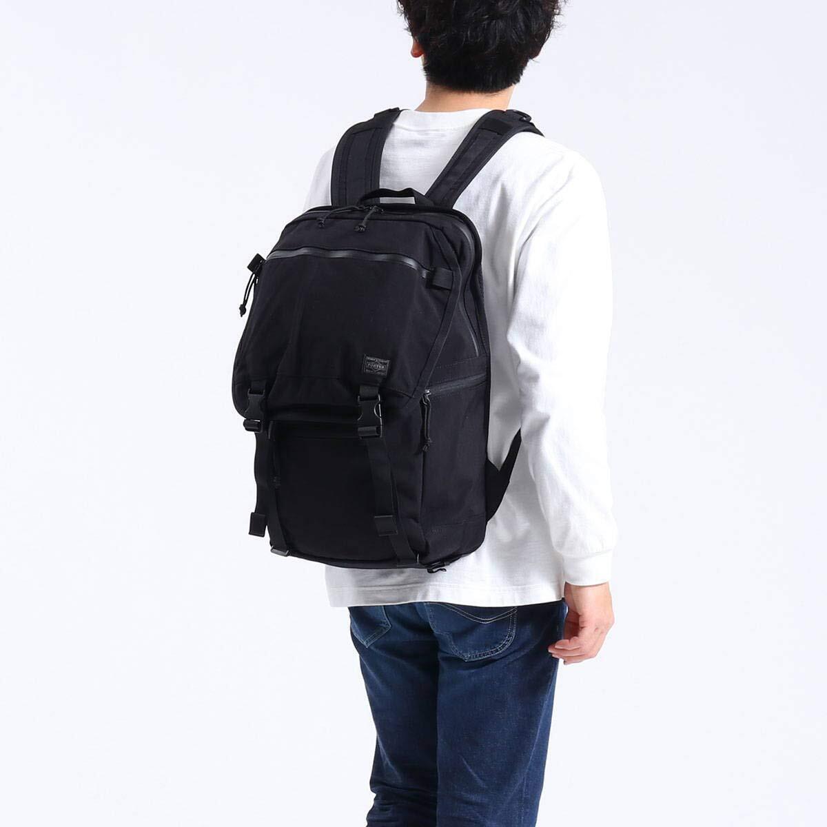 YOSHIDA KABAN PORTER KLUNKERZ DAY PACK Back L  Black  WxHxDmm