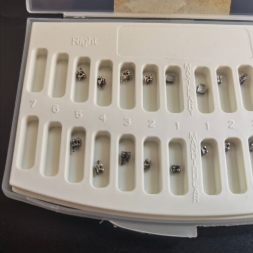 3 X Brackets Dentales Brazalete Autoligable Metal Mini Roth 022 Ganchos Ranura 345 Dientes - Imagen 5 de 7