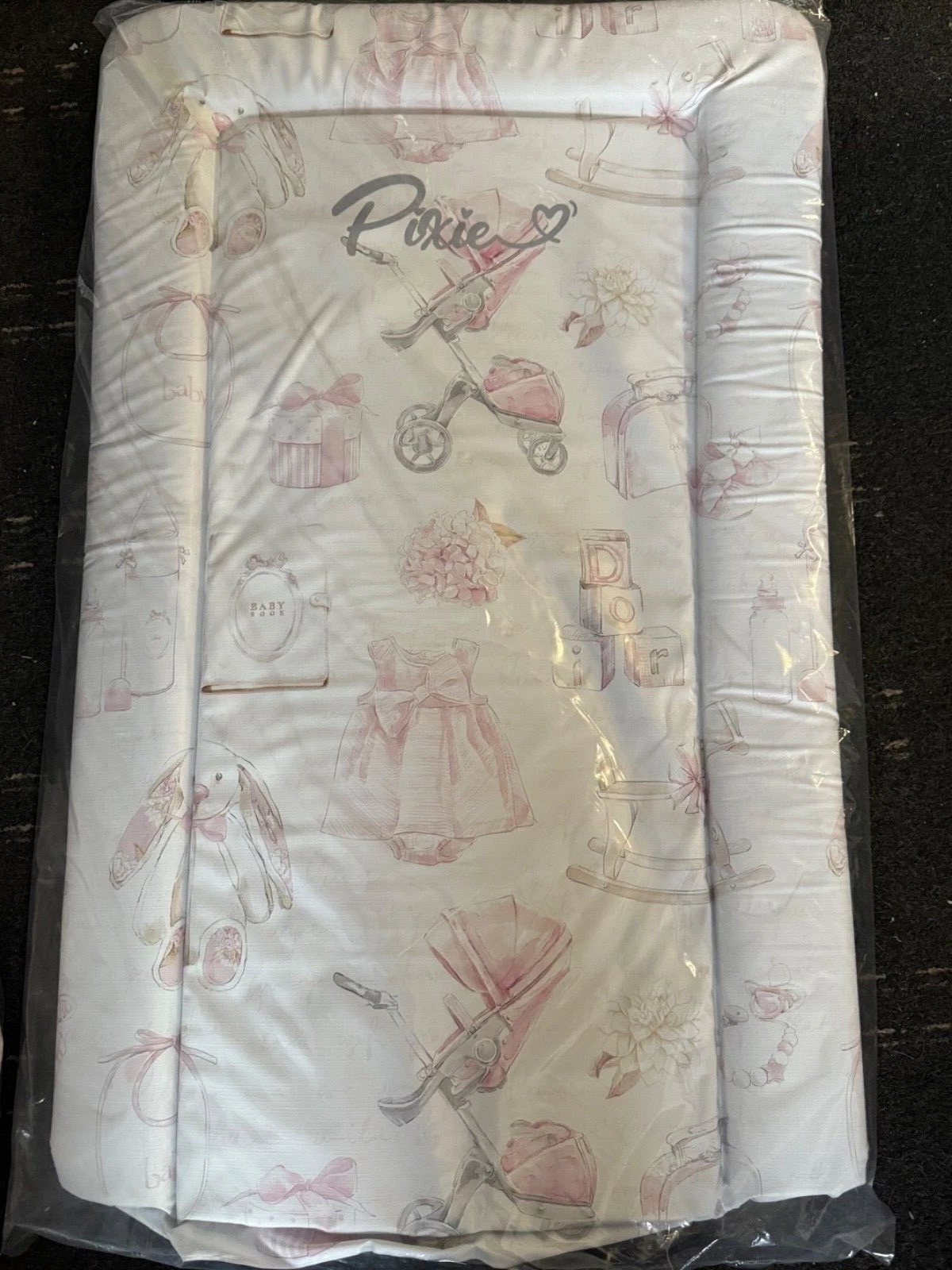 Vintage Design Nursery Baby Changing Mat - Pink Girls Personalised With Pixie
Opens in a new window
