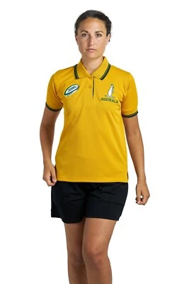 Australia Rugby T-Shirt for Women – Half Sleeve Polo Style – S to XXL - Image 1 of 4