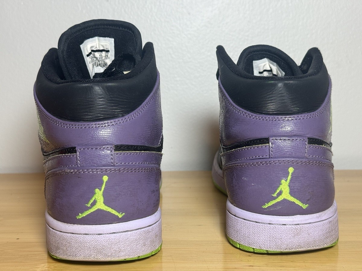 Size 11 - Nike Air Jordan 1 Retro Joker Black Purple Size 11 - Nike Air Jordan 1 Retro Joker Black Purple