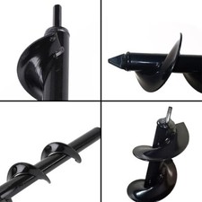 300mm 750mm Erdloch Bohrer Set Bohrmaschine Erdbohrer Pflanzbohrer Pfahlbohrer