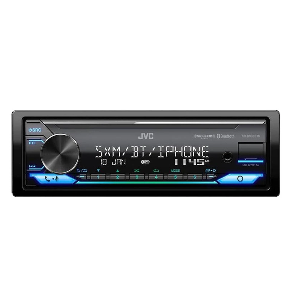 JVC KDX380BTS Bluetooth MP3/USB Car Stereo Radio kit for 1994-01 Dodge RAM 1500 - Image 4 of 4